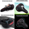 WEST BIKING YP0801083 Bicycle Taillight Thickened Soft And Comfortable Mountain Bike Seat Cushion(Dark Green)