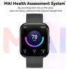 GTS6 1.69 inch Runmefit  Pressure MET BT Call Smart Watch, Heart Rate / Blood Pressure / Body Temperature(Grey White)