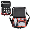 Portable Single Shoulder Storage Travel Carrying Cover Case Box with Baffle Separator for DJI Air 2S(Black + Red Liner)