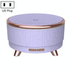 Ultrasonic Aromatherapy Diffuser Humidifier Essential Oil Diffuser US Plug(Purple Flower Dot)