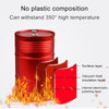 Universal Portable Car Metal Trash Rubbish Bin Ashtray(Red)