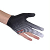 BOODUN M091153 Three Fingered Snooker Gloves High-Elastic Sweat-Absorbent And Wear-Resistant Table Single Gloves, Size: One Size(Leaves)