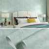 0.53x3m Retro 3D Stereo Plum Blossom Wallpaper Bedroom Living Room TV Background Wall Self-Adhesive Wallpaper(9904-3 Light Blue B Version)