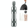 CYCLINGBOX Mountain Bike Vacuum Aluminum Alloy Tire Repair Tool Bicycle Repair Integrated Storage Design Tool(Silver)