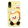 For iPhone XR Skin Feeling Jelly TPU Hybrid PC Phone Case(Bread Toast Yellow)