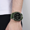 SYNOKE 9002 Men Outdoor Waterproof Sports Watch Multifunctional Luminous Digital Watch(Army Green)