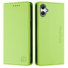 For Samsung Galaxy A06 4G RC01 Dual-Folded Magnetic Suction RFID Leather Phone Case(Grass Green)