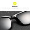 2 PCS Men Sunglasses Night Vision Anti-glare Driving Sun Glasses Goggles(Bright Black Frame Gray Lens)