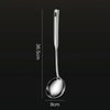 Kacheeg Household Stainless Steel Spatula Kitchenware Kitchen Cooking Tools, Style: Soup Spoon