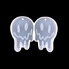 Halloween DIY Earrings Mould Pendant Decoration Silicone Mould, Style: 5780(White)