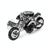Side Tricycle Motorcycle High Difficulty Building Block Adults Handmade Assembly Power Strip Linkage Mechanical Toy Metal Assembly Model