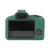 For Canon EOS R100 Litchi Texture Soft Silicone Protective Case(Green)
