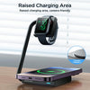 JOYROOM JR-WQN05 15W 2 in 1 Foldable Magnetic Wireless Charger(Black)