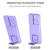 For Samsung Galaxy A16  4G / 5G Stereoscopic Holder Sliding Camshield Phone Case(Purple)