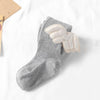 Spring And Autumn Children Tights Baby Knitting Pantyhose Size: XL 4-6 Years Old(Light Gray)