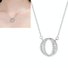 Women Fashion S925 Sterling Silver English Alphabet Pendant Necklace, Style:O