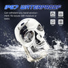 26W 3000LM Car Motorcycle IP68 Waterproof Skull Style Spotlight(Silver)