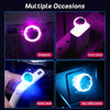 Car Diamond Model USB Ambient Light Charge-Free Plug And Play LED Decorative Lights(Ice Blue)
