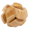 Intelligence Wooden Ball Shaped Pull-Apart IQ Puzzle Magic Cube Toy(Fleshcolor)