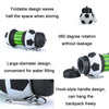 Outdoor Sports Anti-fall Water Bottle Portable Leak-proof Silicone Folding Cup, Shape: Basketball(550ml)