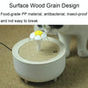 Cat Water Fountain, Auto Filter, USB, Wood Grain