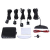 Car Voice Prompt Reverse Backup Radar System - Premium Quality 4 Parking Sensors Car Reverse Backup Radar System with LCD Display