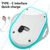 USB Rechargeable Running Light Strap Chest Light(Fluorescent Green)