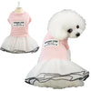 Breathable Pink Dog Skirt (S) - Summer Pet Clothes