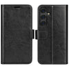 For Samsung Galaxy S25 5G R64 Texture Horizontal Flip Leather Phone Case(Black)