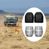 3 Pairs Hidden Animal Drive Car ABS Animal Alarm(Black)