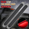 2 PCS 72LEDs Two-color Brake Turn Tail Light(Smoked Shell Red Light + Flowing Yellow Light)