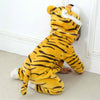 Babies Cartoon Animal Shape Flannel Jumpsuit Romper, Size:90CM(White rabbit)