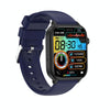 ET570 1.96 inch Color Screen Smart Watch Silicone Strap, Support Bluetooth Call / ECG(Blue)