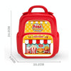 Educational Toys Children Simulation Pretend Play House Toys Kit Backpack(Fast Food)