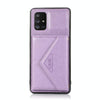 For Samsung Galaxy A21s Multi-functional Cross-body Card Bag TPU+PU Back Cover Case with Holder & Card Slot & Wallet(Purple)