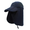 outfly 360 Degree Anti-Ultraviolet Hat Quick Drying Sun Cap, Size: Adjustable(Adult Dark Blue)