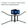 TELESIN TE-FM-001 Action Camera Hanging Net Bracket For  Gopro HERO11 Black / HERO10 Black / HERO9 Black / DJI Action 3 / 2 (Black)