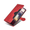 For Alcatel Axel / Lumos Skin Feel Straw Hat Magnetic Buckle Leather Phone Case(Red)