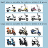 General Rain And Dustproof PEVA Car Cover For Motorcycles And Electric Vehicles, Specification: 180x120cm(Sun Flower)