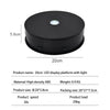 20cm Electric Rotating Turntable Display Stand LED Light Video Shooting Props Turntable, Power Plug:110V US Plug(Black)