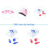 3 in 1 Children Swimming Swimming Cap + Swimming Goggles + Nose Clip Earplugs Set(Pink Pineapple)