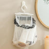 Wall Hanging Storage Bag Drying Underwear Mesh Pocket Cosmetic Storage Hanging Bag, Model: With Lace