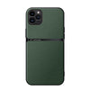 For iPhone 11 Pro Max Litchi Leather Magnetic Full Coverage Shockproof Phone Case(Green)