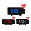 Three-color Projection Radio Alarm Clock USB Digital Alarm Clock Thermometer & Hygrometer