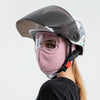 2 PCS XBG-9123 Pellets Riding Windproof HD Goggles Anti-Fog Mask(Wine Red)