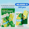 6086-8 Green Mood Childhood Memory Ice-Cream Series Micro-Particle Building Block Toys Birthday Gift