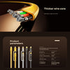 REMAX RC-C165 Prime 1.2m 60W Type-C to Type-C + 8 Pin Braided Fast Charging Cable(Gold)