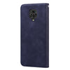 For Xiaomi Redmi Note 9S Frosted Business Magnetic Horizontal Flip PU Leather Case with Holder & Card Slot & Lanyard(Black)