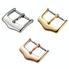 3 PCS Stainless Steel Triangle Watch Pin Buckle Watch Accessories, Color: 16mm Silver