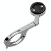 Bicycle Mountain Bike Aluminum Alloy Code Table Stand Universal Code Table Extension Flashlight Bracket(Gray)